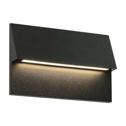 Matteo Lighting Dawn 5" LED Outdoor Step Light in Matte Black (E20305MB)