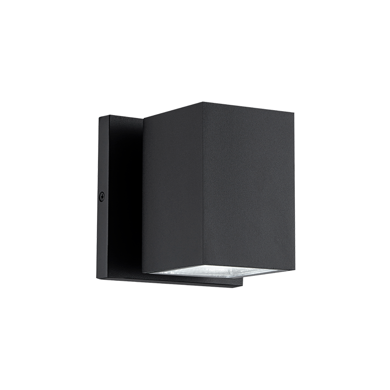 Matteo Lighting Kubular 5" LED Outdoor Wall Sconce in Matte Black (E20601MB)