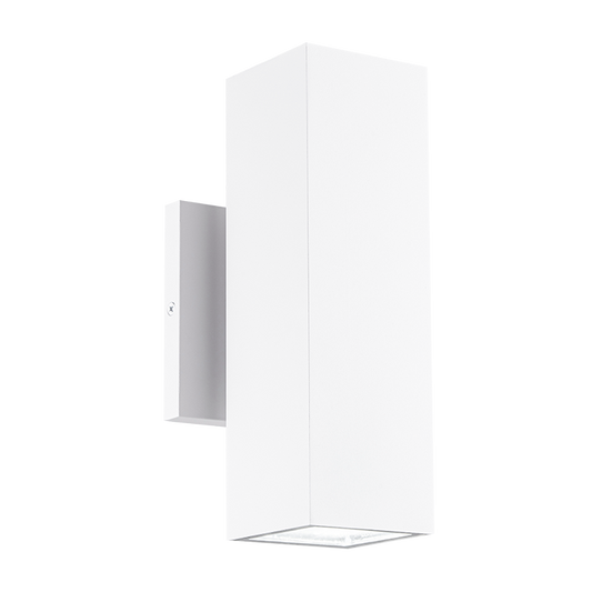 Matteo Lighting Kubular 10" 2-Light LED Outdoor Wall Sconce in Matte White (E20622MW)