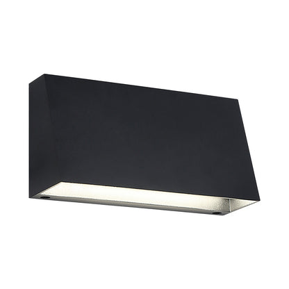 Matteo Lighting Dakota 9" LED Outdoor Wall Sconce in Matte Black (E21108MB)
