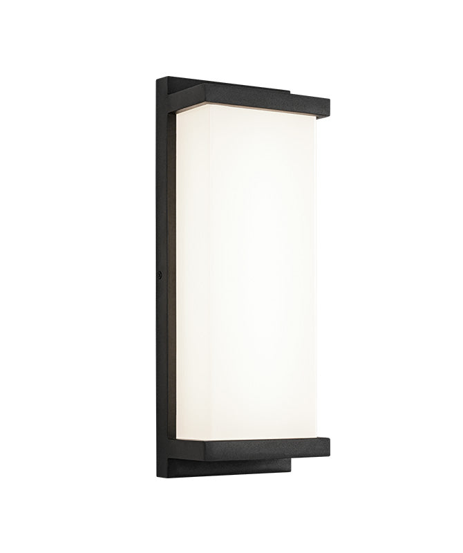 Matteo Lighting Luce 16" LED Outdoor Wall Sconce in Matte Black (E21816MB)