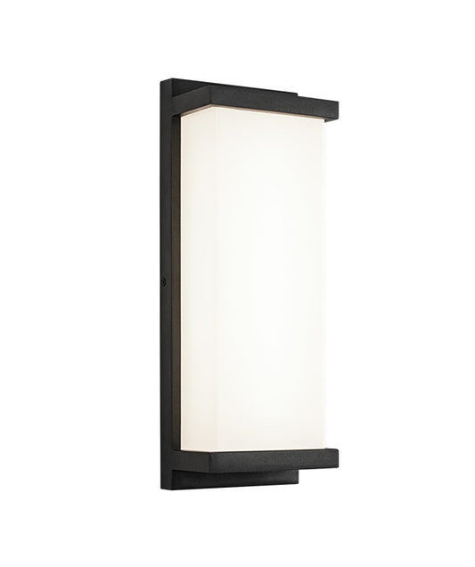 Matteo Lighting Luce 16" LED Outdoor Wall Sconce in Matte Black (E21816MB)