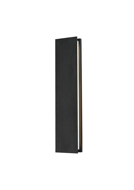 Matteo Lighting Onyx 24" LED Outdoor Wall Sconce in Matte Black (E22924MB)