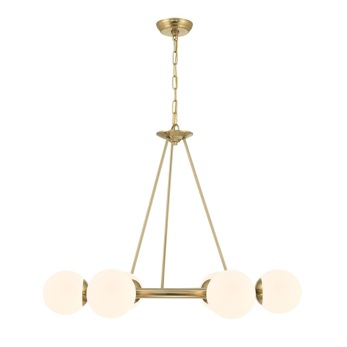 Crystorama Maverick 6-Light Chandelier - detail