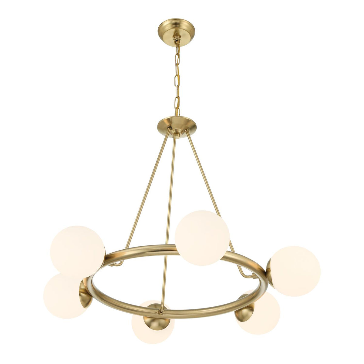 Crystorama Maverick 6-Light Chandelier - detail