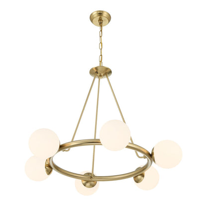 Crystorama Maverick 6-Light Chandelier - detail
