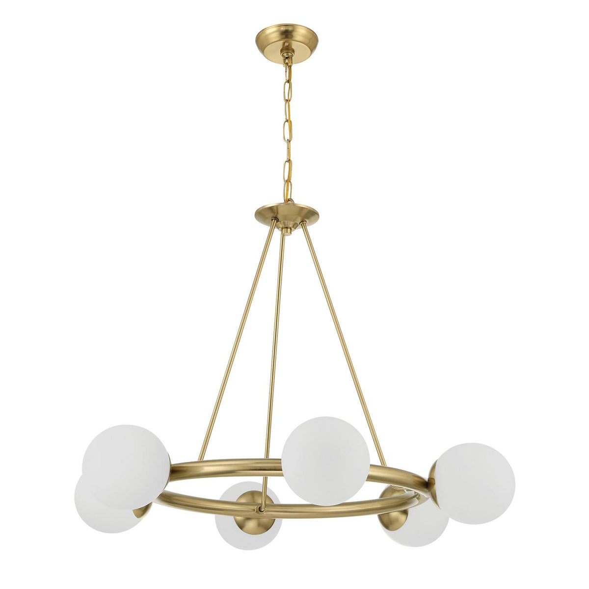 Crystorama Maverick 6-Light Chandelier - detail