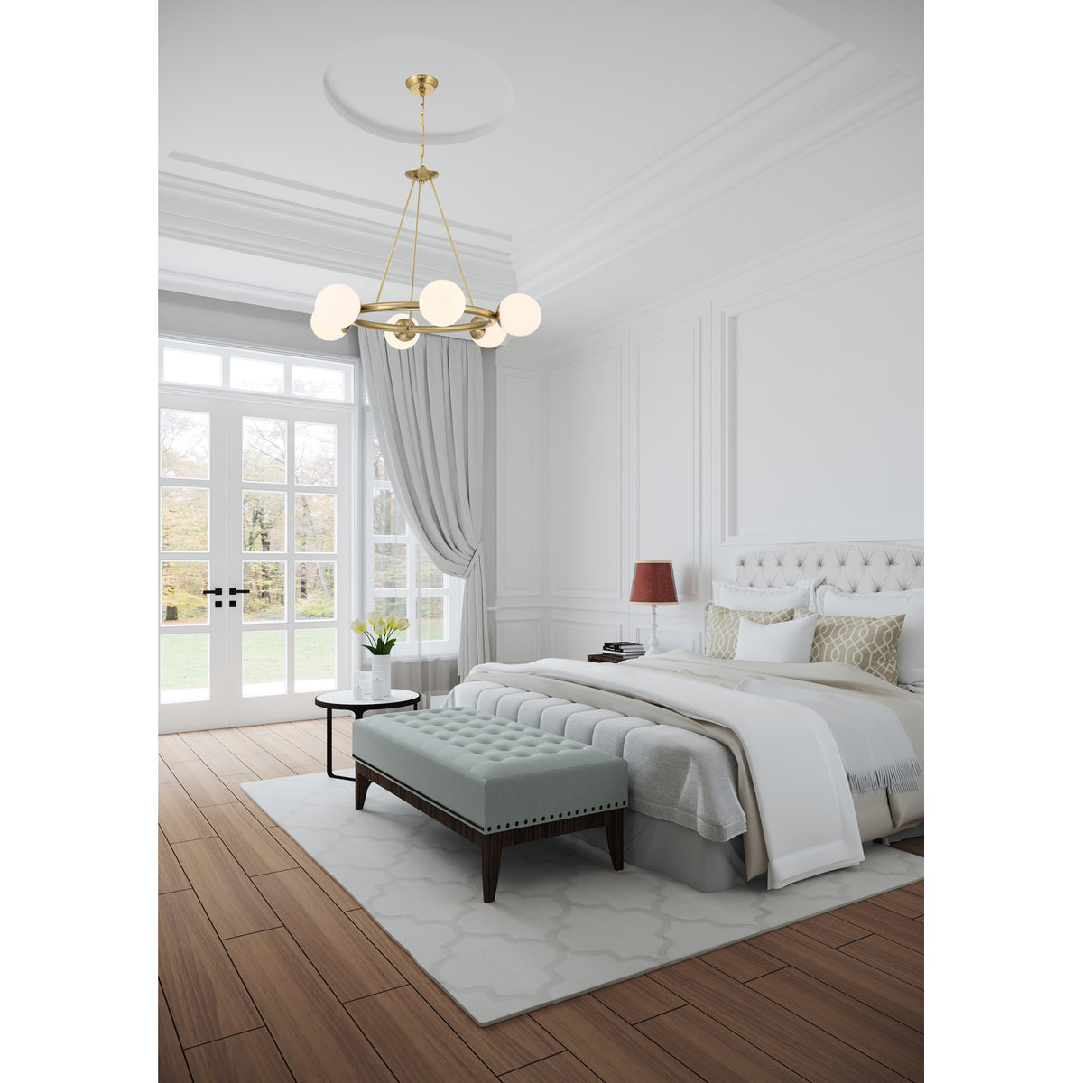 Crystorama Maverick 6-Light Chandelier - lifestyle