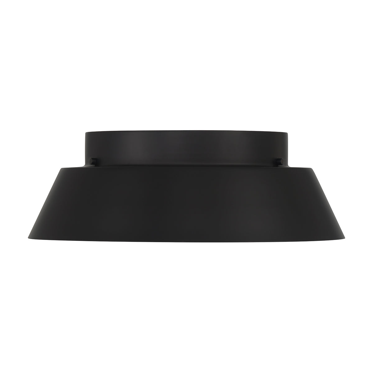 Crystorama Donoven 2-Light Flush Mount Matte Black, Gold - detail