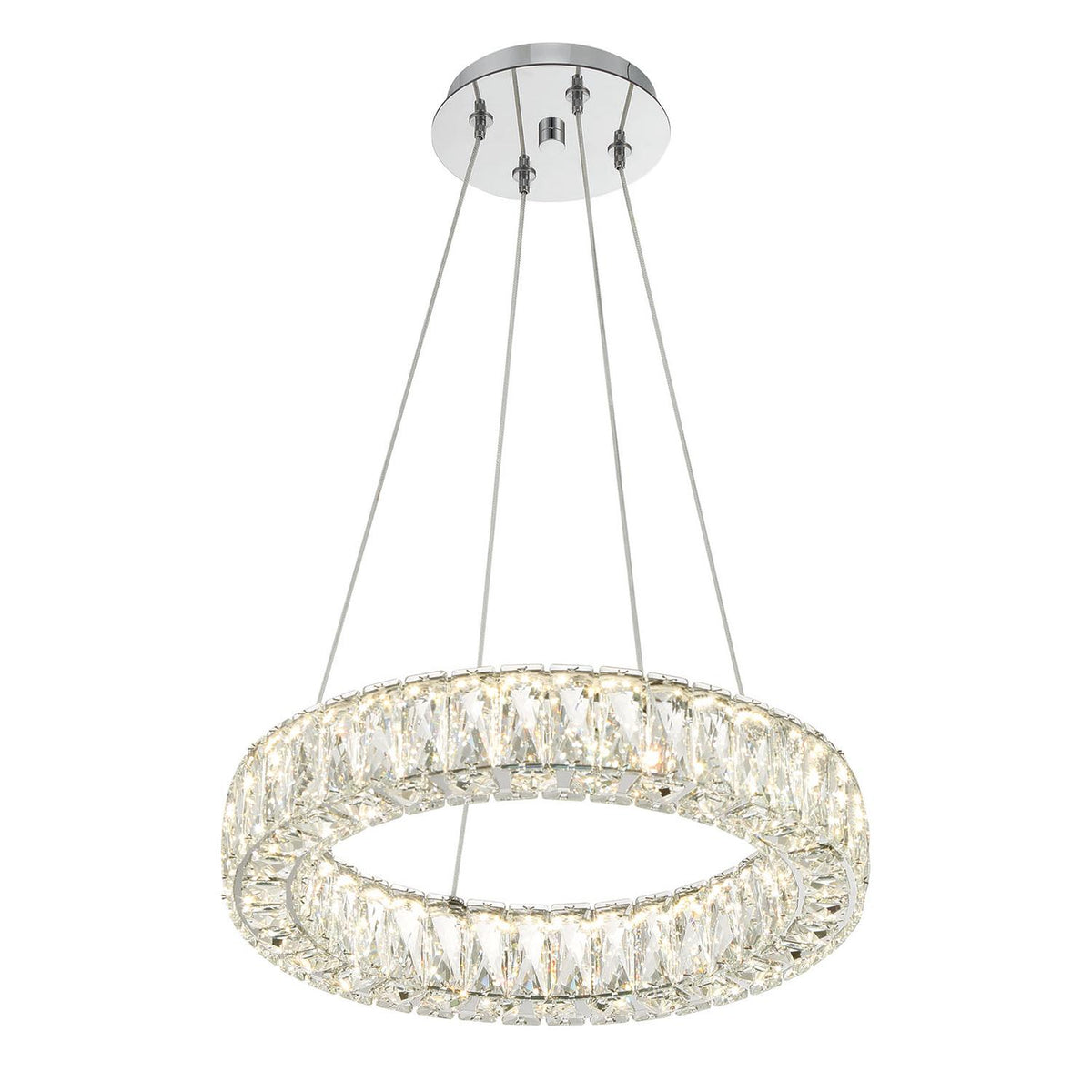 Crystorama Kinsley 18" LED Chandelier - detail