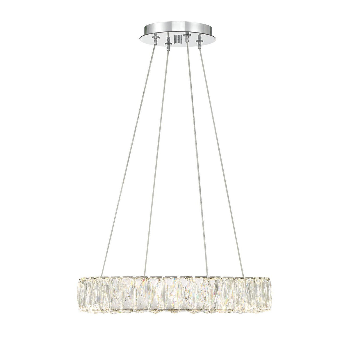 Crystorama Kinsley 18" LED Chandelier - detail