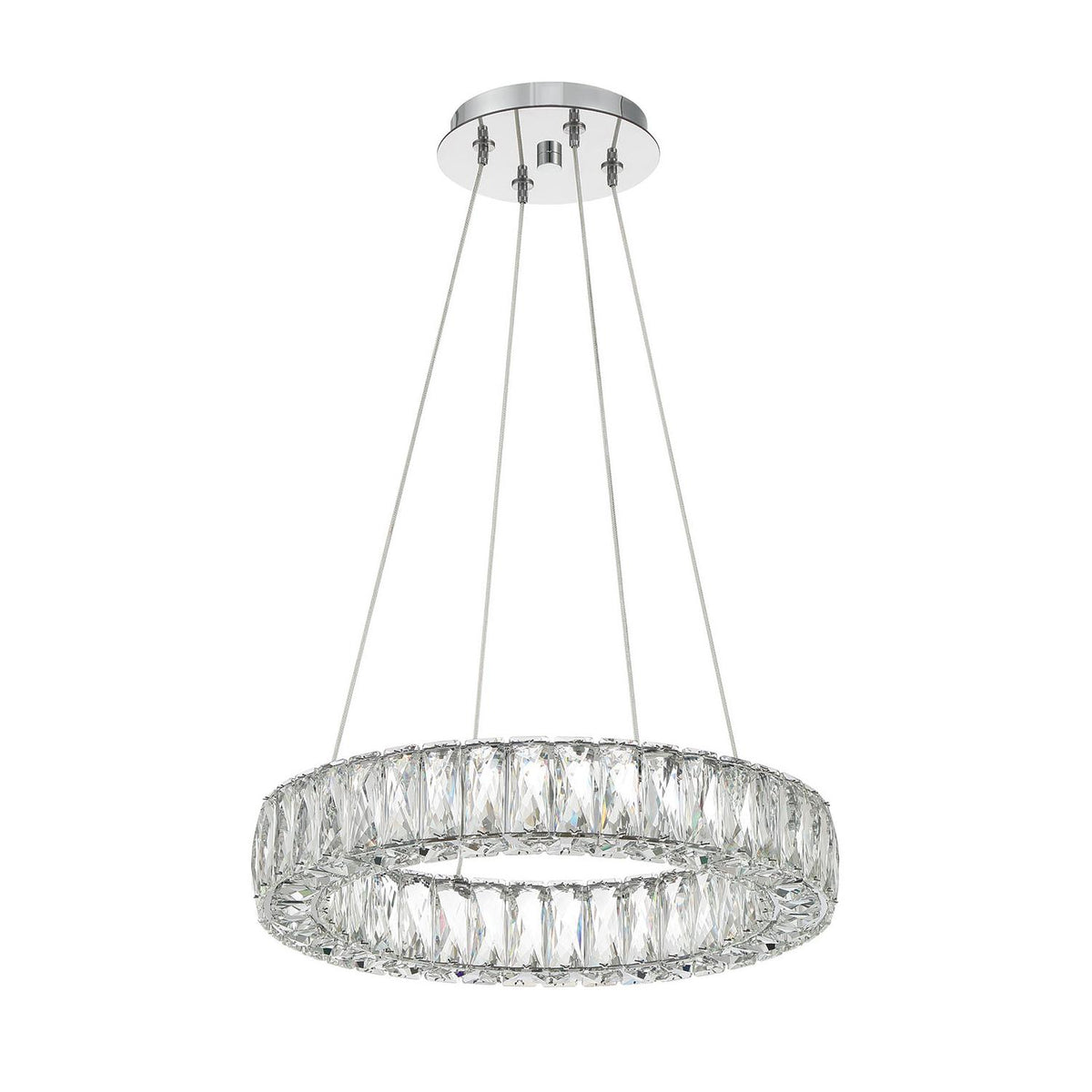 Crystorama Kinsley 18" LED Chandelier - detail