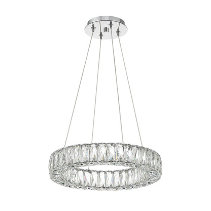 Crystorama Kinsley 18" LED Chandelier - detail