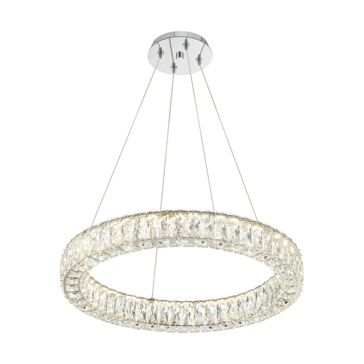 Crystorama Kinsley 24" LED Chandelier - detail