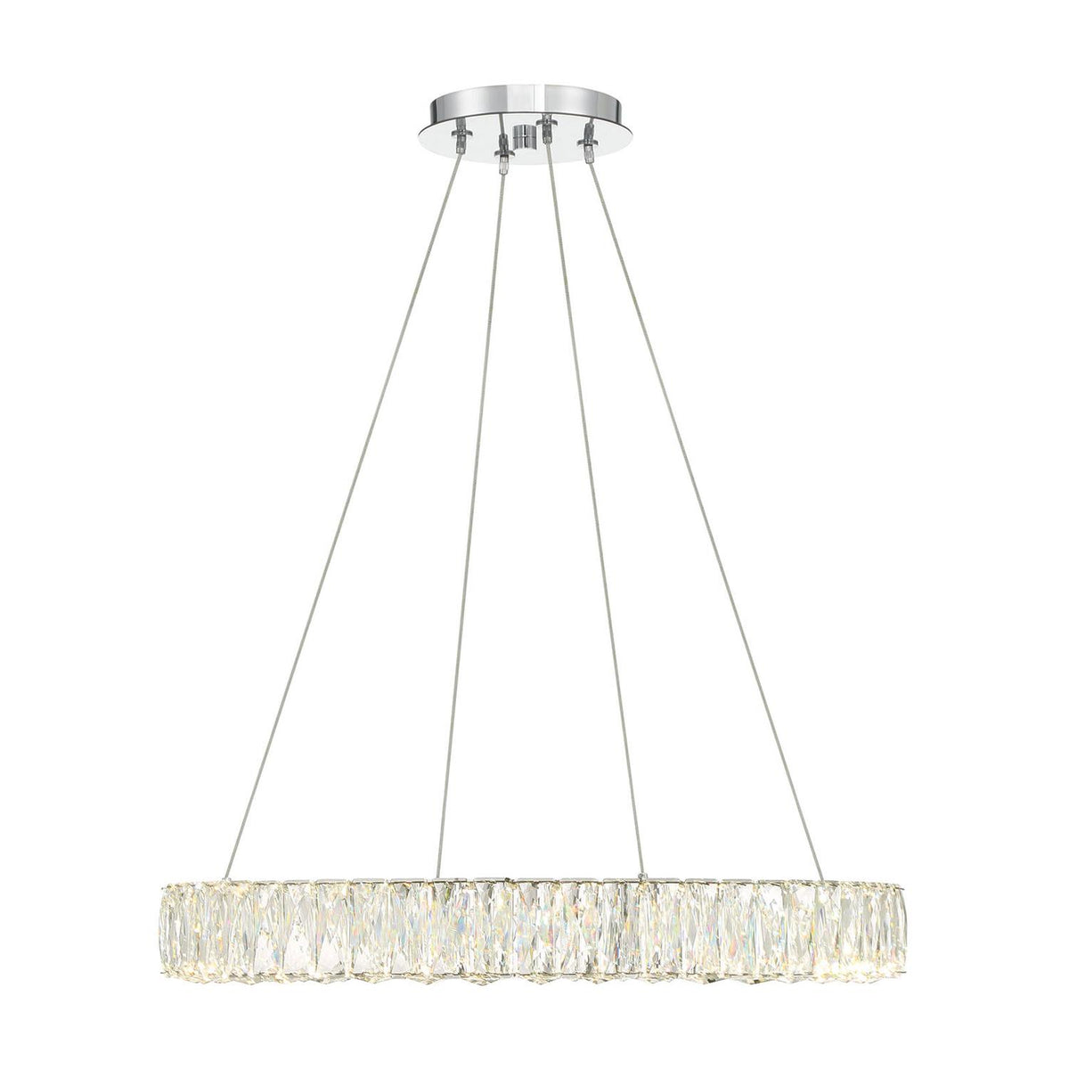 Crystorama Kinsley 24" LED Chandelier - detail