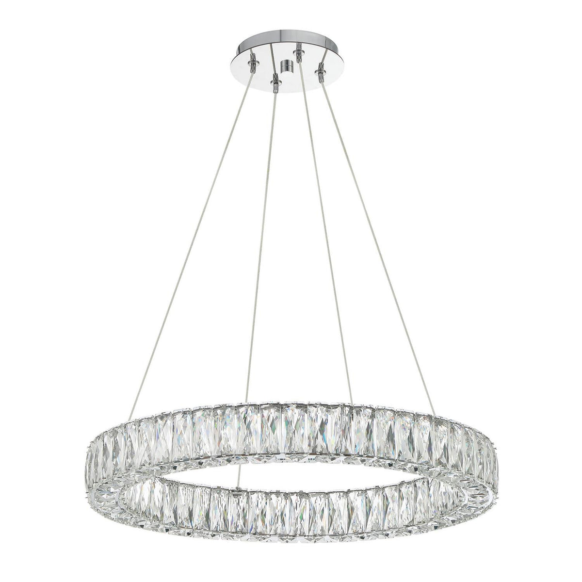Crystorama Kinsley 24" LED Chandelier - detail