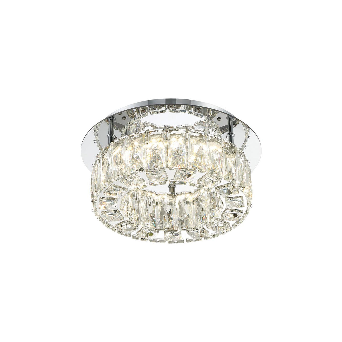 Crystorama Kinsley 12" LED Flush Mount - detail