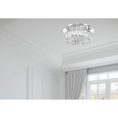 Crystorama Kinsley 12" LED Flush Mount - lifestyle