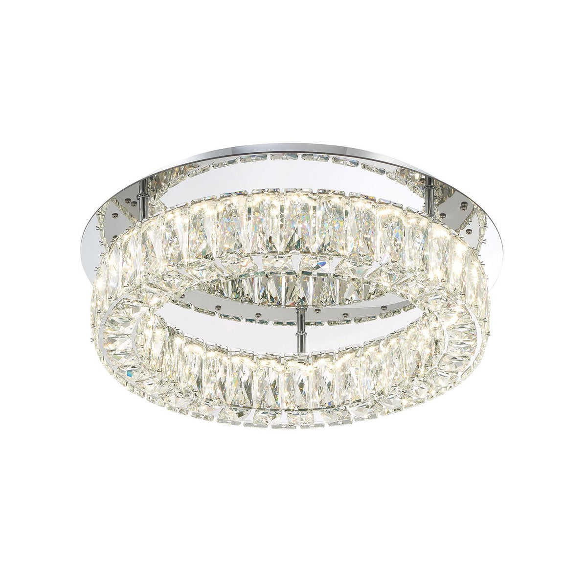 Crystorama Kinsley 18" LED Flush Mount - detail