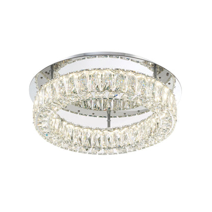 Crystorama Kinsley 18" LED Flush Mount - detail