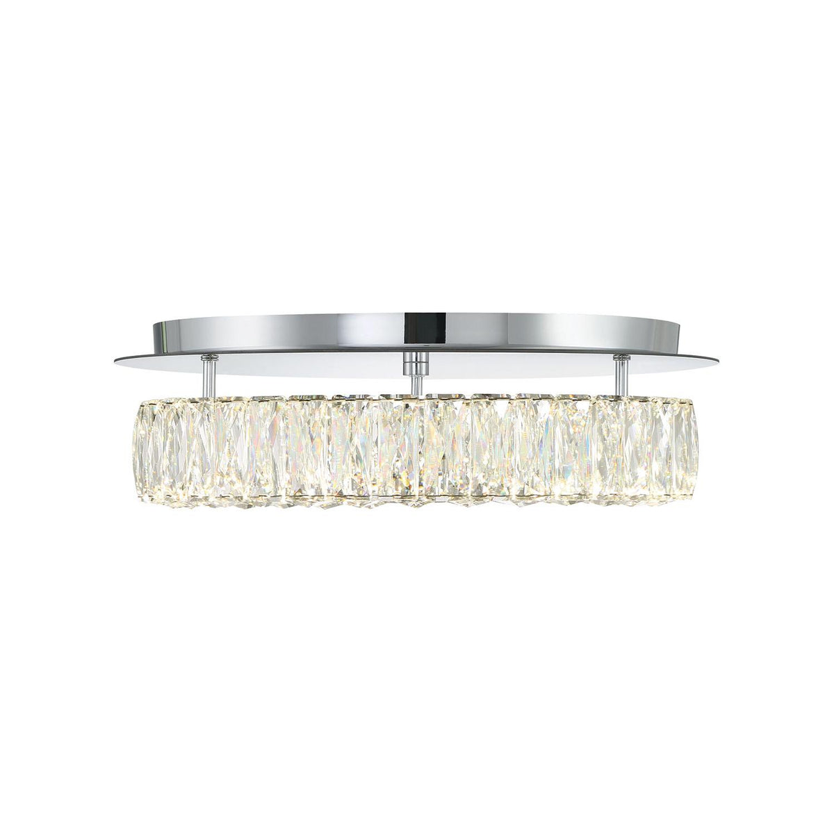 Crystorama Kinsley 18" LED Flush Mount - detail