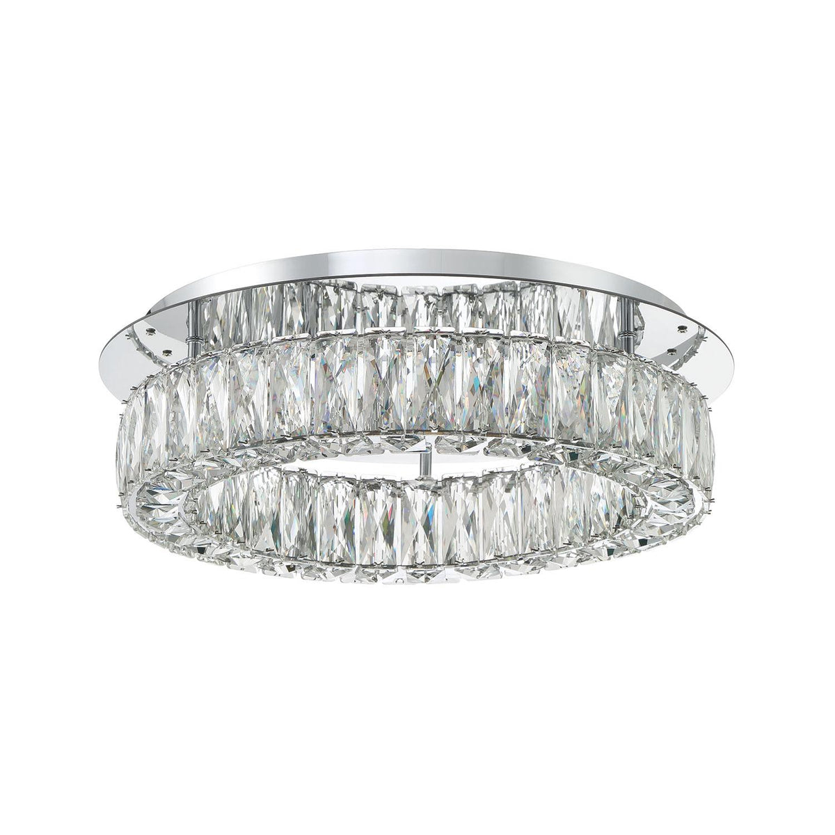 Crystorama Kinsley 18" LED Flush Mount - detail