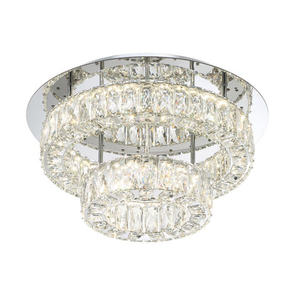 Crystorama Kinsley 20" LED Flush Mount - detail