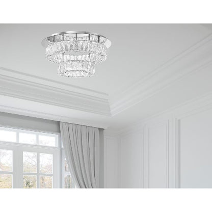 Crystorama Kinsley 20" LED Flush Mount - lifestyle