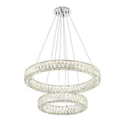 Crystorama Kinsley 28" LED Chandelier - detail
