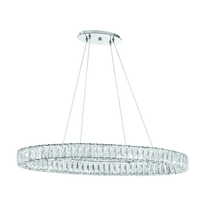 Crystorama Kinsley 39" LED Linear Chandelier