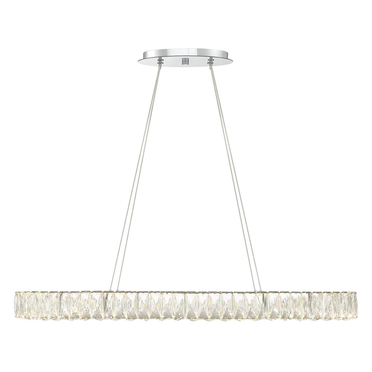 Crystorama Kinsley 39" LED Linear Chandelier - detail