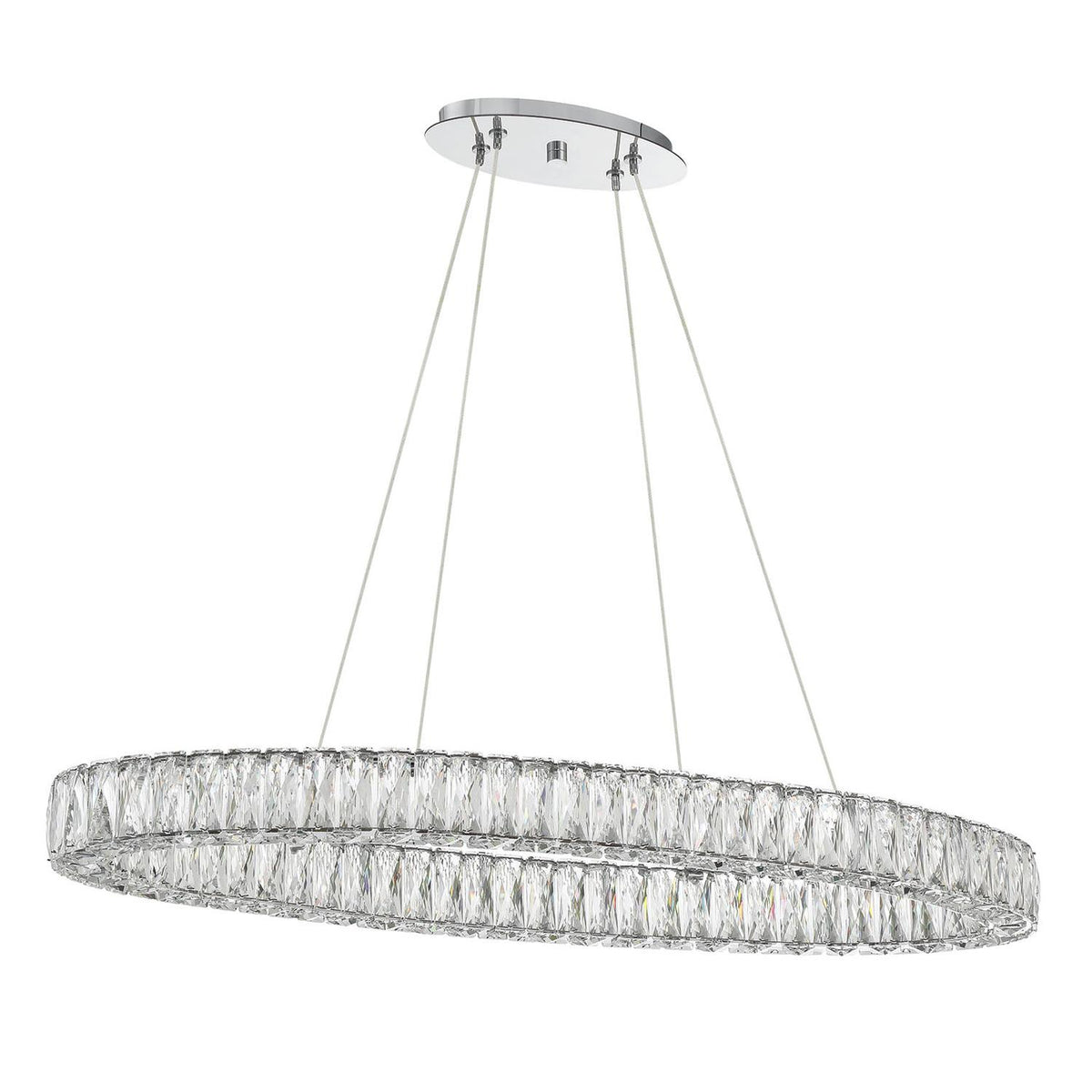 Crystorama Kinsley 39" LED Linear Chandelier - detail