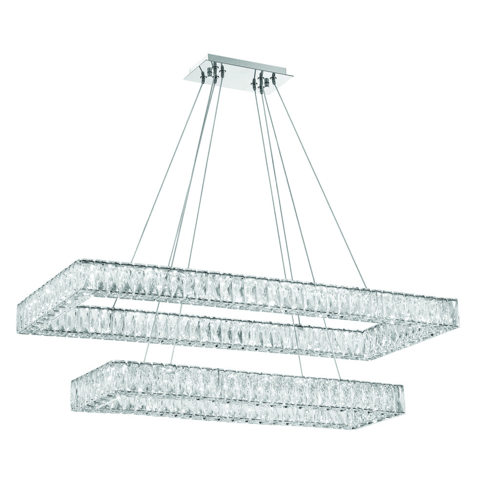 Crystorama Kinsley 41.5" LED Linear Chandelier