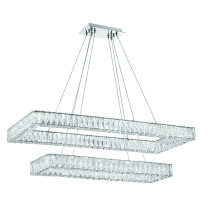 Crystorama Kinsley 41.5" LED Linear Chandelier