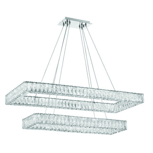 Crystorama Kinsley 41.5" LED Linear Chandelier