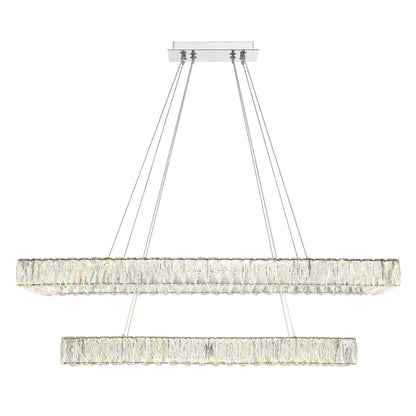 Crystorama Kinsley 41.5" LED Chandelier - detail