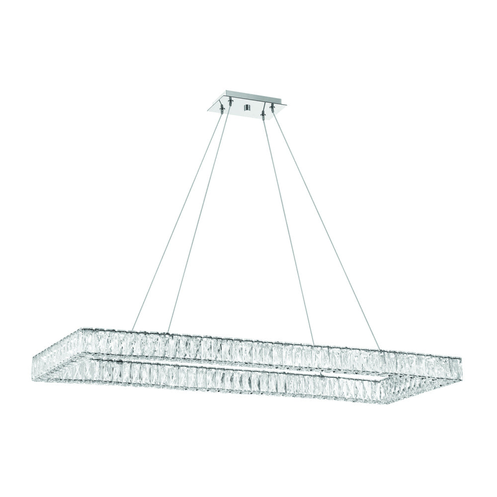 Crystorama Kinsley 50" LED Linear Chandelier