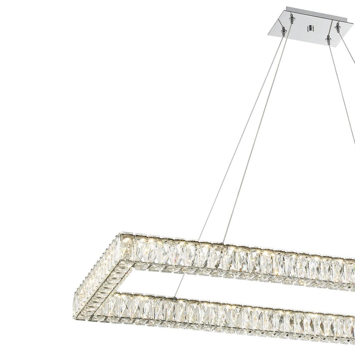 Crystorama Kinsley 50" LED Chandelier - detail