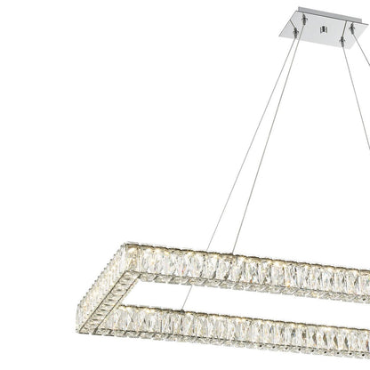 Crystorama Kinsley 50" LED Chandelier - detail