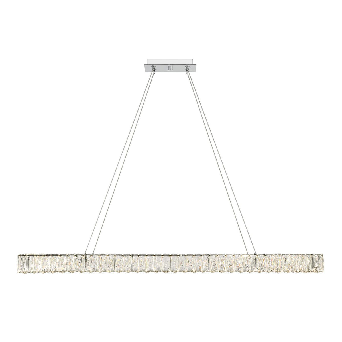 Crystorama Kinsley 50" LED Chandelier - detail