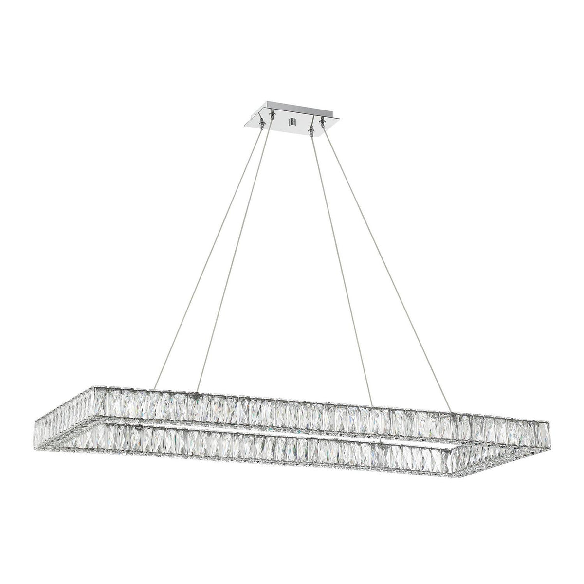 Crystorama Kinsley 50" LED Chandelier - detail