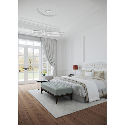 Crystorama Kinsley 50" LED Chandelier - lifestyle