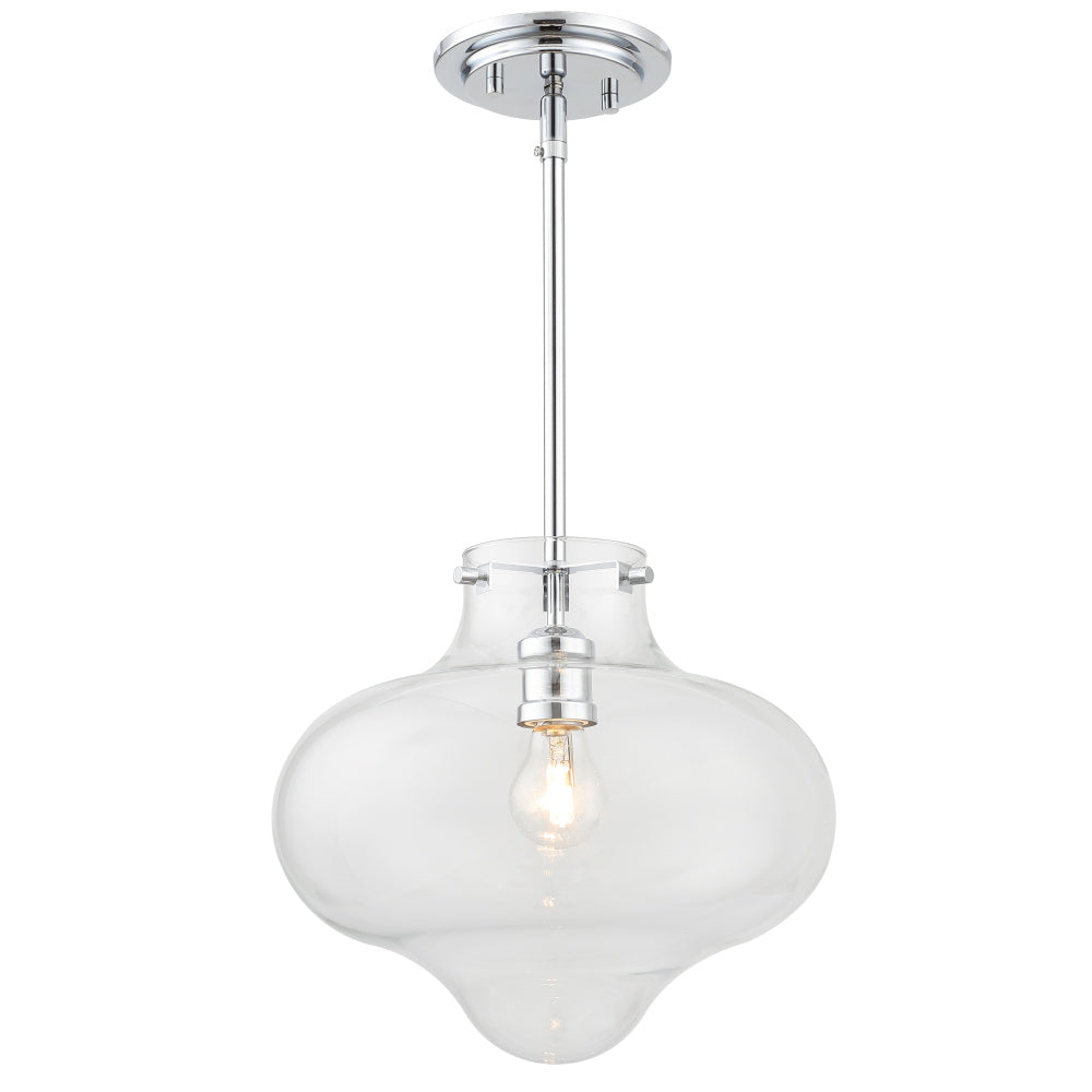 Crystorama Kai 12" 1-Light Pendant
