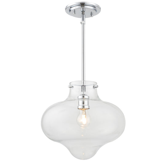 Crystorama Kai 12" 1-Light Pendant