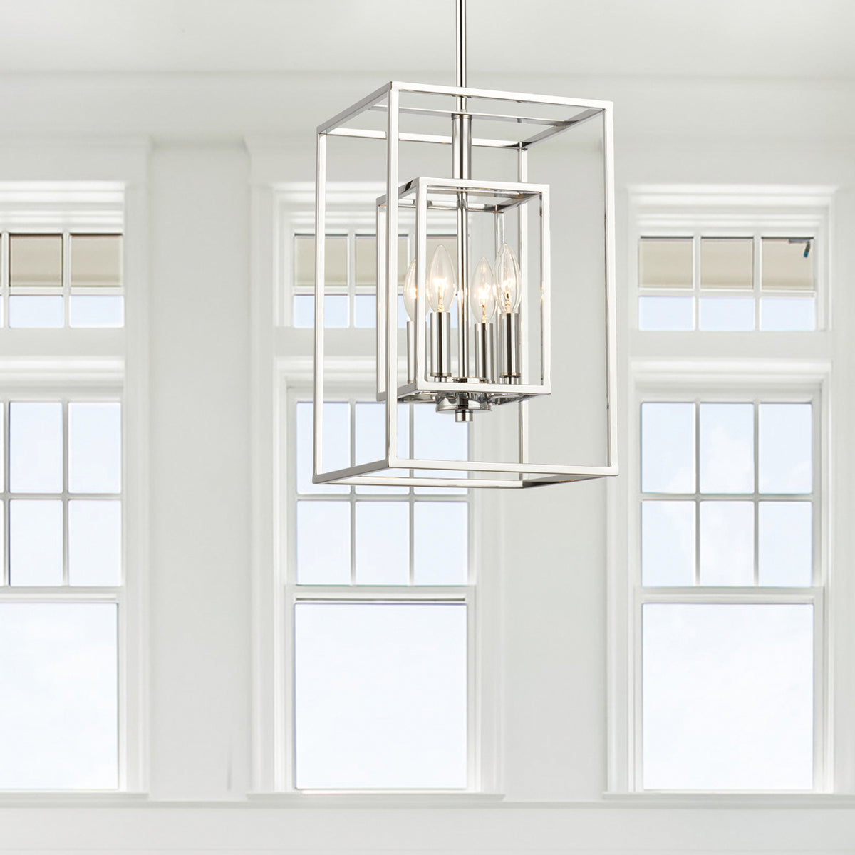 Crystorama Kai 10" 4-Light Pendant - lifestyle