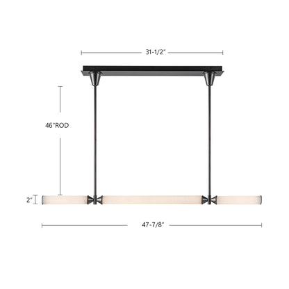 Edwin 48" LED Linear Pendant