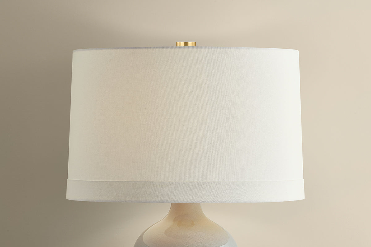 Hudson Valley Elk River Table Lamp Aged Brass detail view 1
