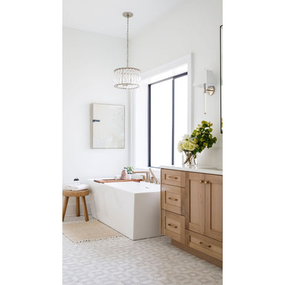Libby Langdon Elliot 4-Light Polished Nickel Pendant