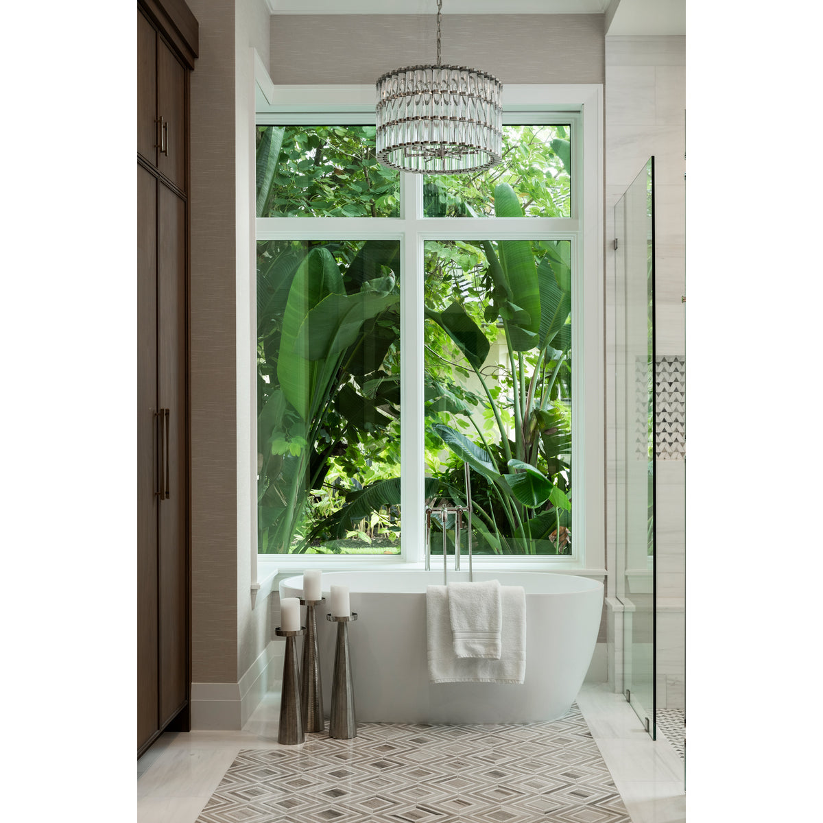 Elliot 6-Light Polished Nickel Chandelier