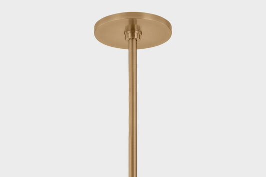 Troy Ellory Chandelier Patina Brass Detail 1